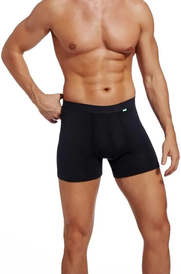 Mens Boxer Briefs Merino Wool Underwear Comfortable Pouch No Fly Moisture Wicking