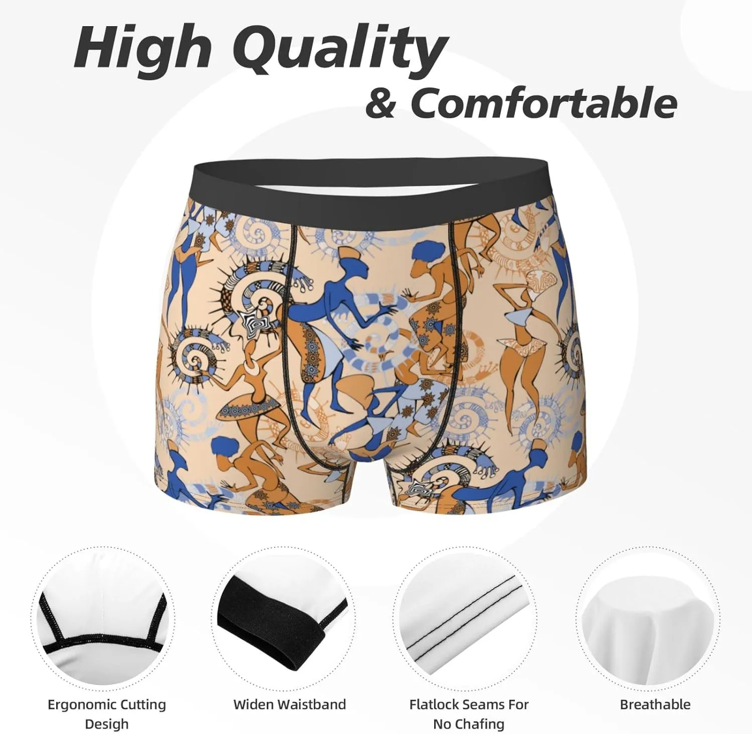 Men'S Boxer Briefs Soft Breathable Stretch Underwear