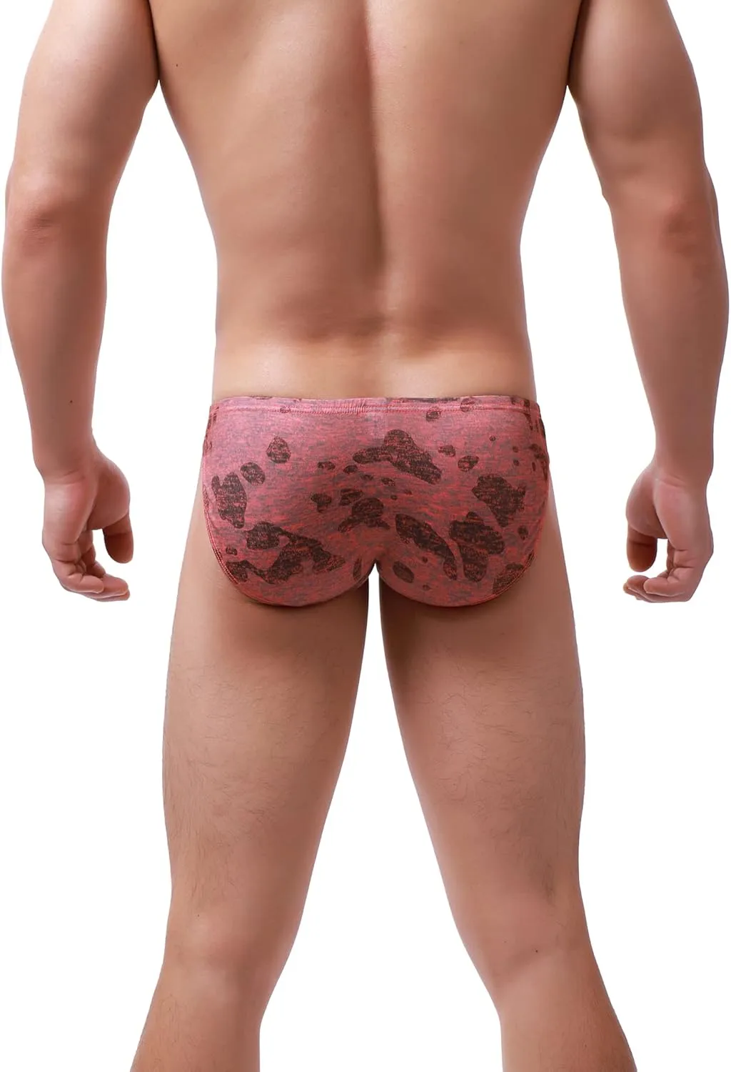 Men's Camouflage Stretch Support Briefs Breathable Pouch Underwear