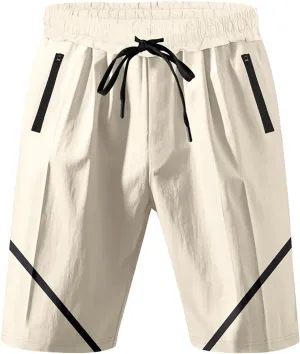 Mens Cargo Shorts Below The Knee Casual Loose Fit Short Pants with Pockets 2025