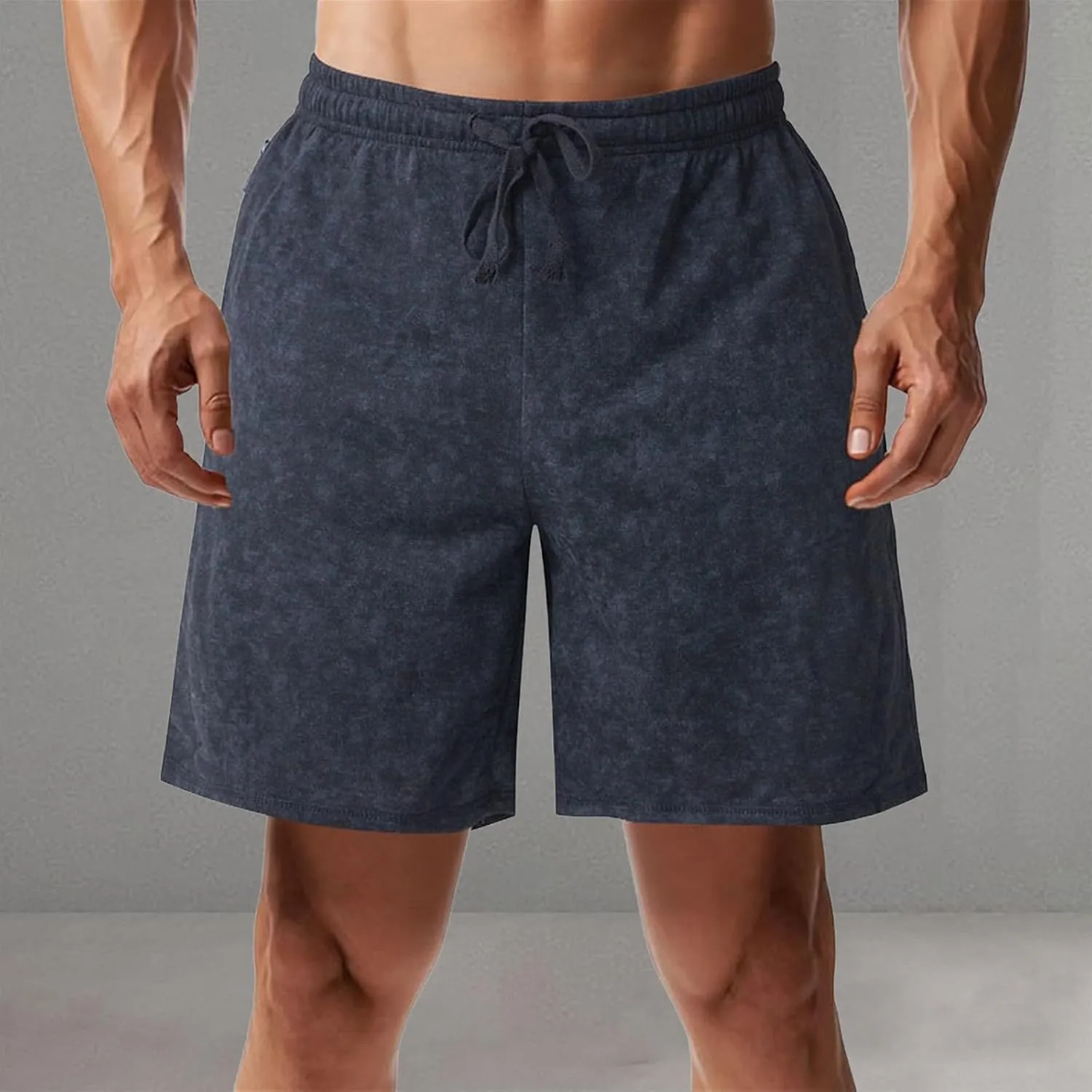Mens Cargo Shorts Below The Knee Casual Loose Fit Short Pants with Pockets 2025