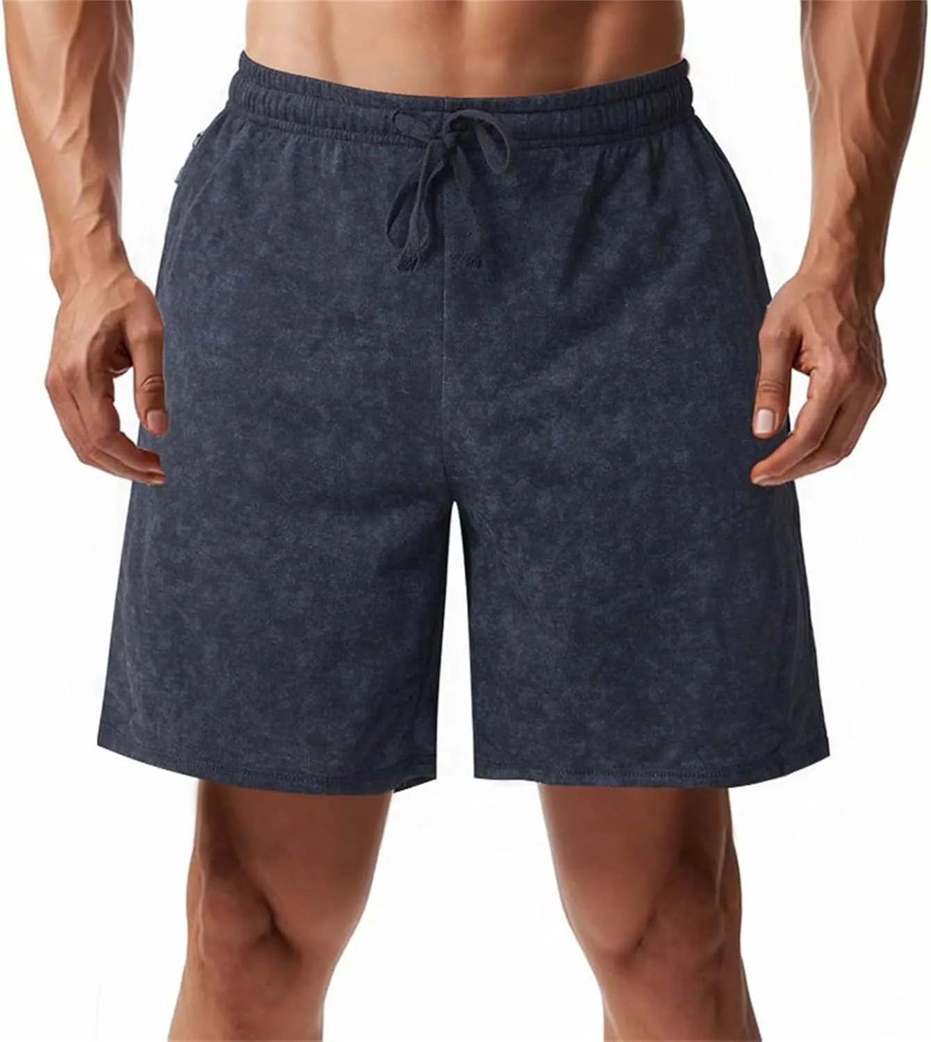 Mens Cargo Shorts Below The Knee Casual Loose Fit Short Pants with Pockets 2025