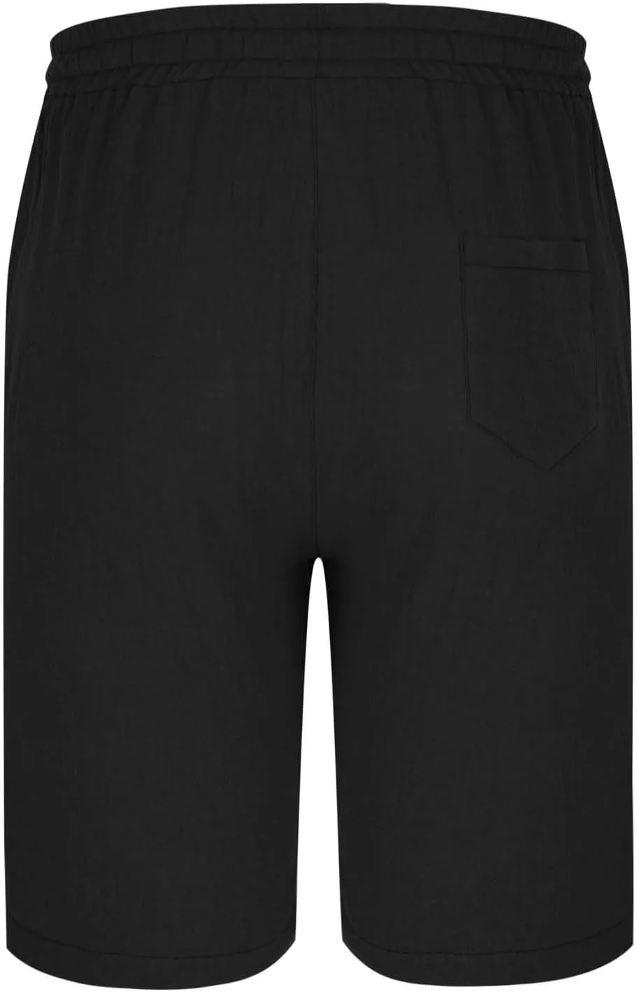 Mens Casual Linen Shorts Casual Cotton Linen Shorts Elastic Waist Short Pants Lightweight Short Summer Golf Shorts