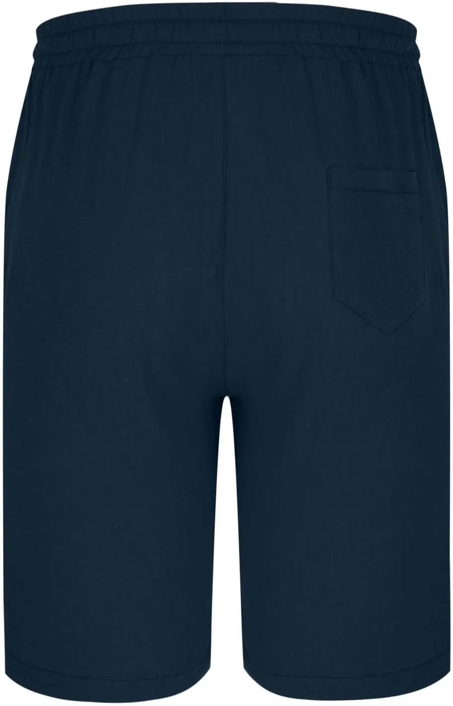 Mens Casual Linen Shorts Casual Cotton Linen Shorts Elastic Waist Short Pants Lightweight Short Summer Golf Shorts