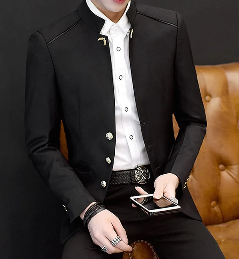 Men's Casual Three Button Slim Fit Blazer Jacket Lightweight Sport Coat Blazer Lightweight Suit Jacket