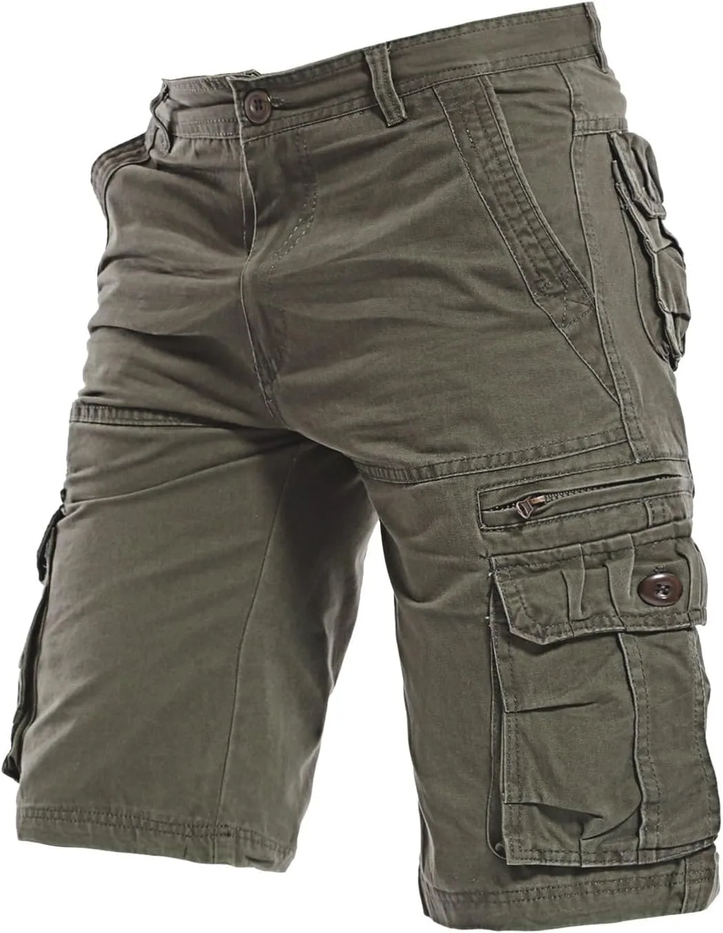 Men's Classic Fit Shorts Elastic Waist Drawstrings Summer Beach Sports Shorts Lightweight 2025