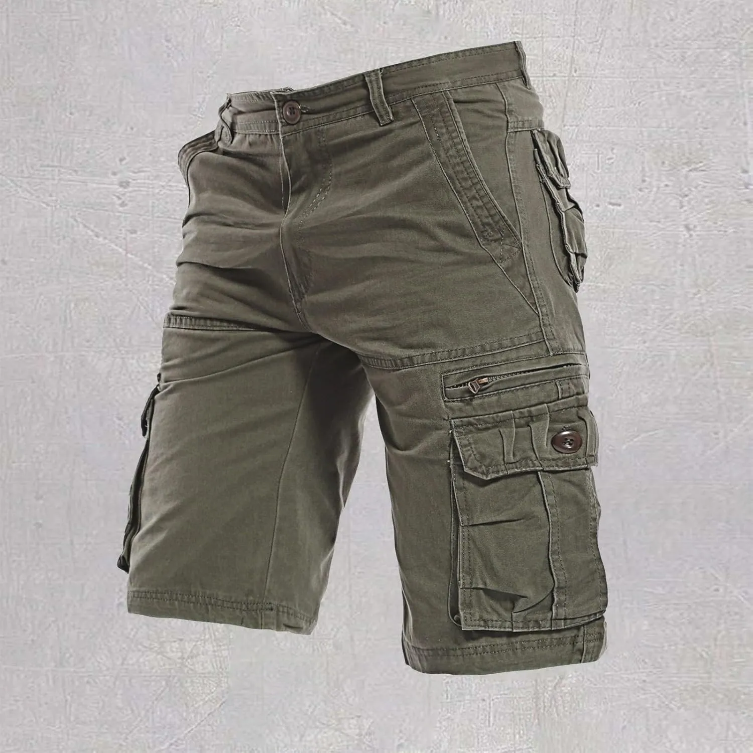 Men's Classic Fit Shorts Elastic Waist Drawstrings Summer Beach Sports Shorts Lightweight 2025