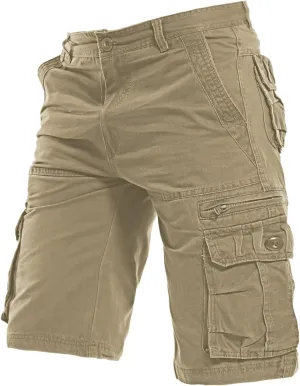 Men's Classic Fit Shorts Elastic Waist Drawstrings Summer Beach Sports Shorts Lightweight 2025