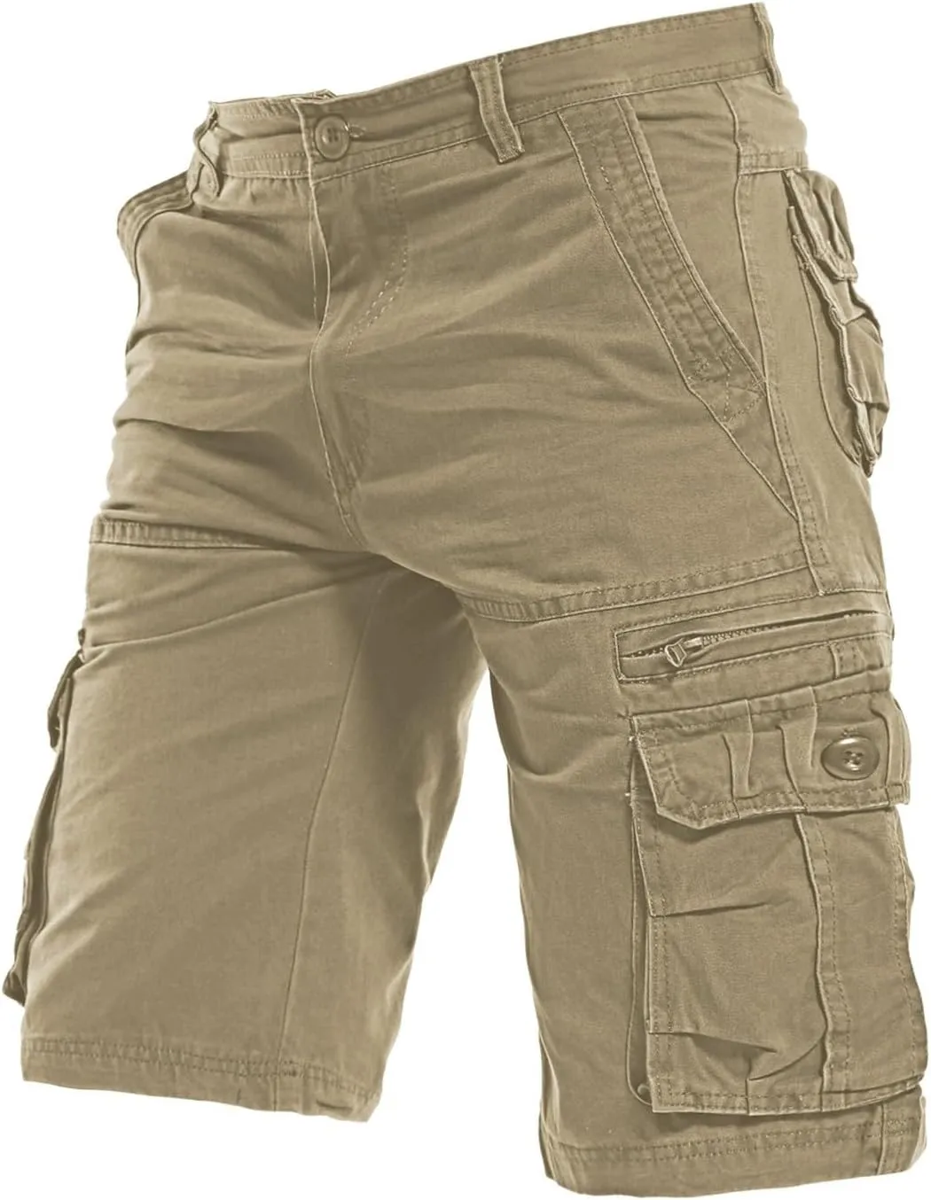 Men's Classic Fit Shorts Elastic Waist Drawstrings Summer Beach Sports Shorts Lightweight 2025