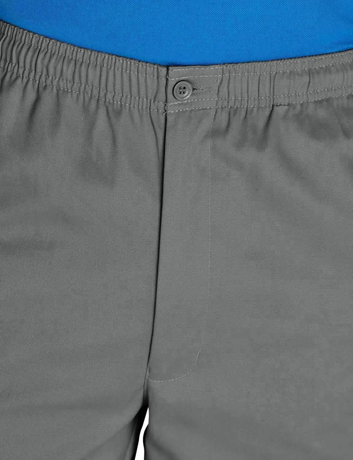 Men's Comfort Fit Cotton Rugby Pants Elastic Waistband with Drawstring