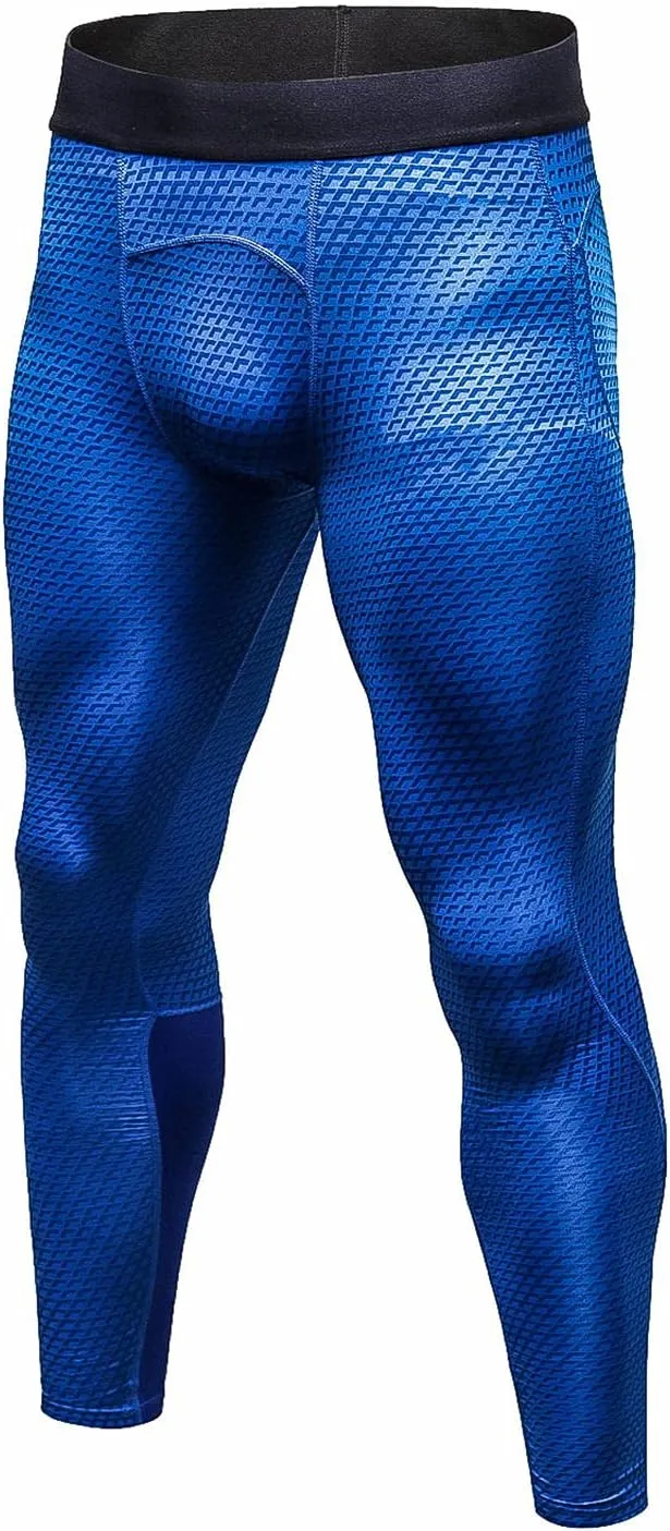 Men's Compression Pants Leggings Tights Men Workout Compression Underwear Quick Dry Sports Trousers for Running Cycling