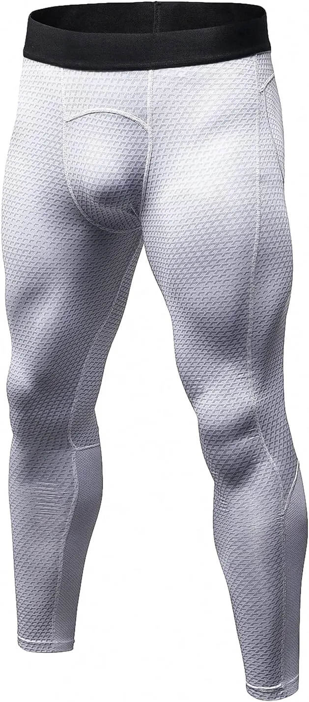 Men's Compression Pants Leggings Tights Men Workout Compression Underwear Quick Dry Sports Trousers for Running Cycling