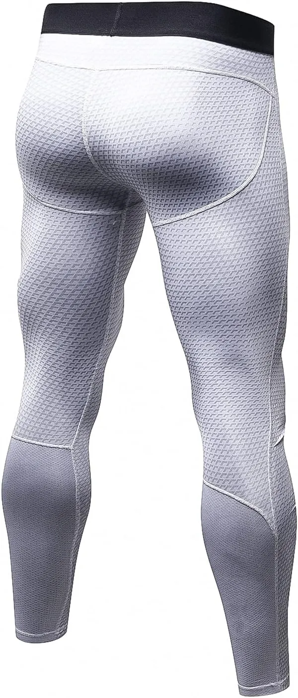 Men's Compression Pants Leggings Tights Men Workout Compression Underwear Quick Dry Sports Trousers for Running Cycling