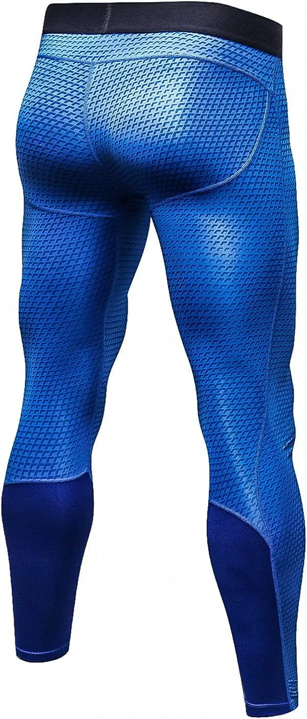 Men's Compression Pants Leggings Tights Men Workout Compression Underwear Quick Dry Sports Trousers for Running Cycling
