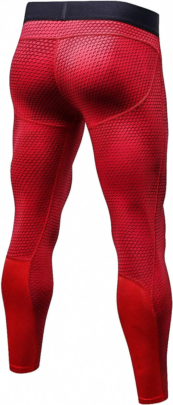 Men's Compression Pants Leggings Tights Men Workout Compression Underwear Quick Dry Sports Trousers for Running Cycling