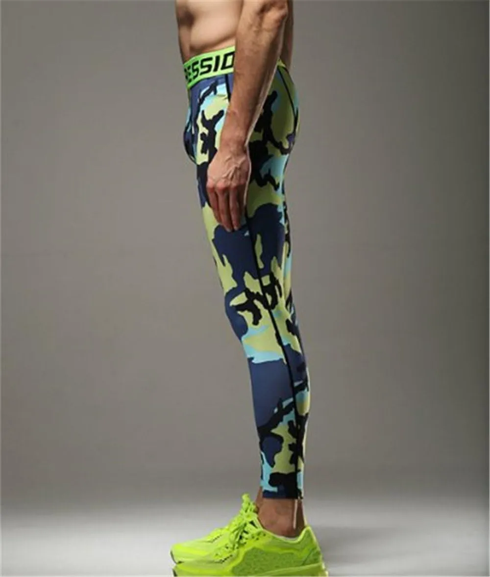 Men's Compression Tights Pants Running Leggings