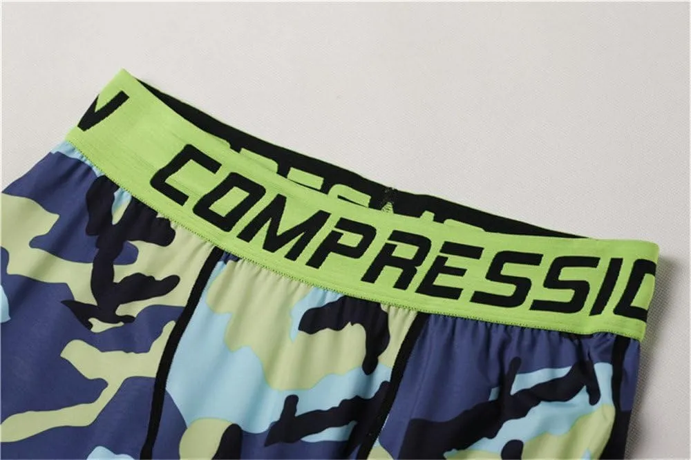 Men's Compression Tights Pants Running Leggings