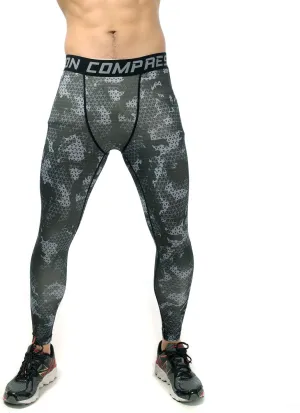 Men's Compression Tights Pants Running Leggings