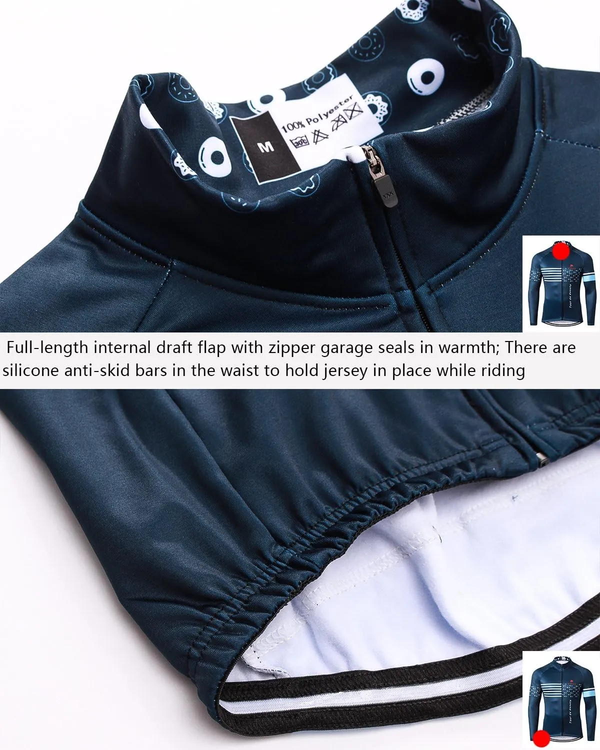 Men's Cycling Bike Jackets Winter Thermal Running Jacket Windproof Breathable Reflective Lightweight Windbreaker