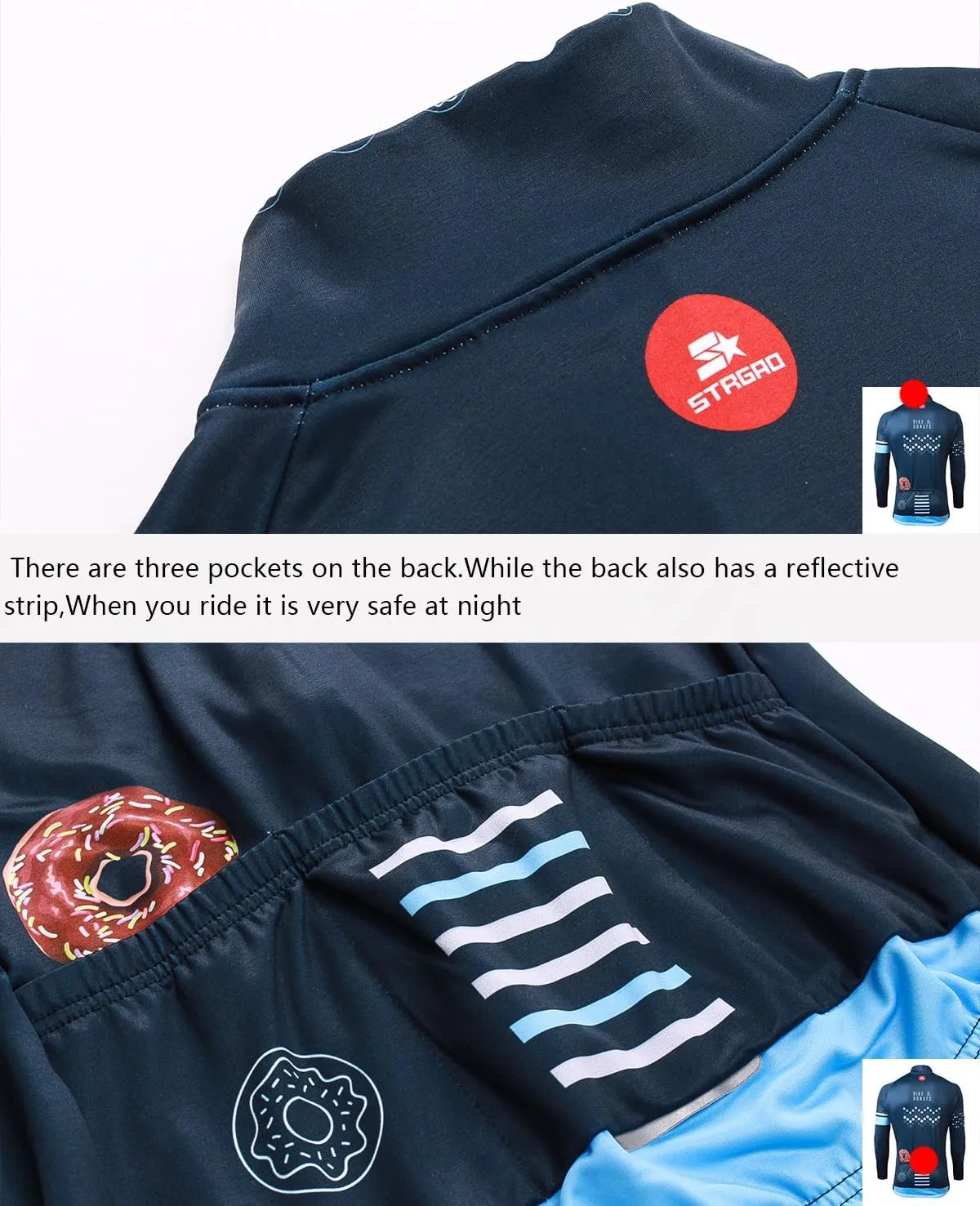 Men's Cycling Bike Jackets Winter Thermal Running Jacket Windproof Breathable Reflective Lightweight Windbreaker