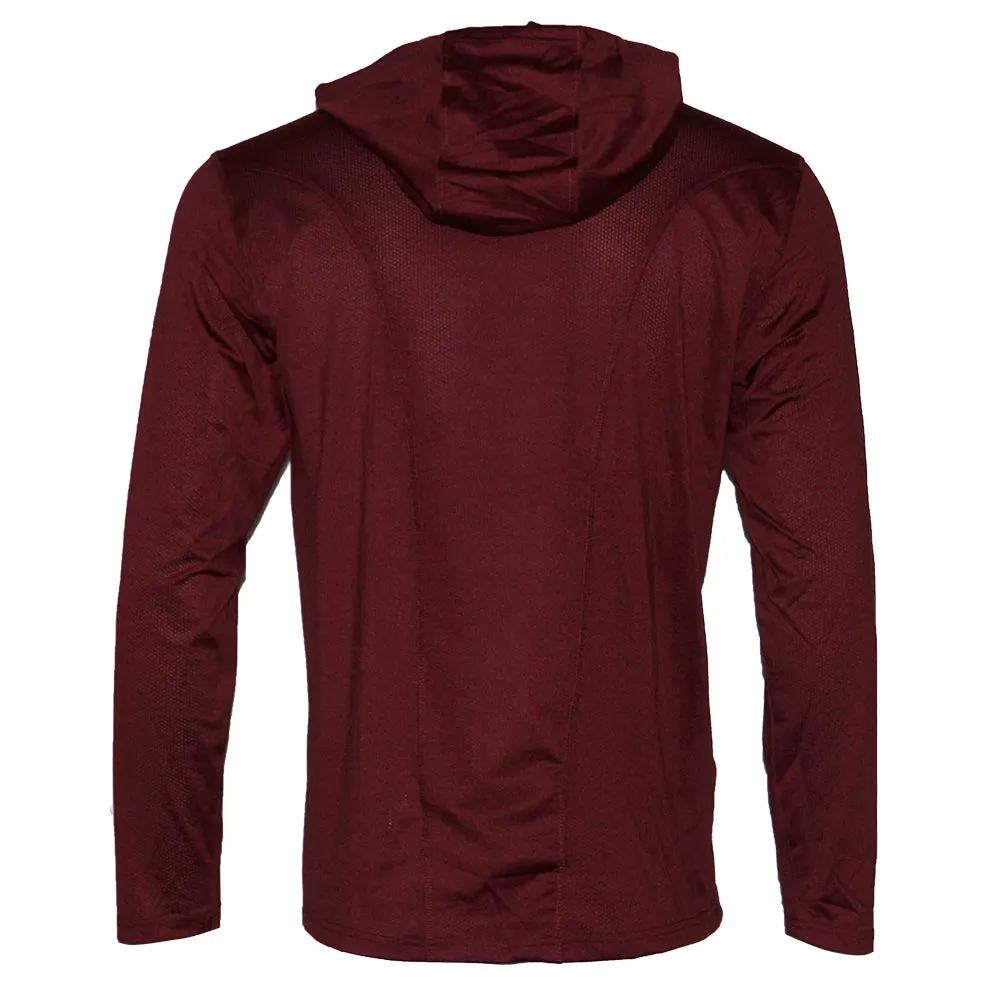Men's Dri-Fit Hoodie Moisture Wicking Athletic Gym Pullover Long Sleeve Hoodie