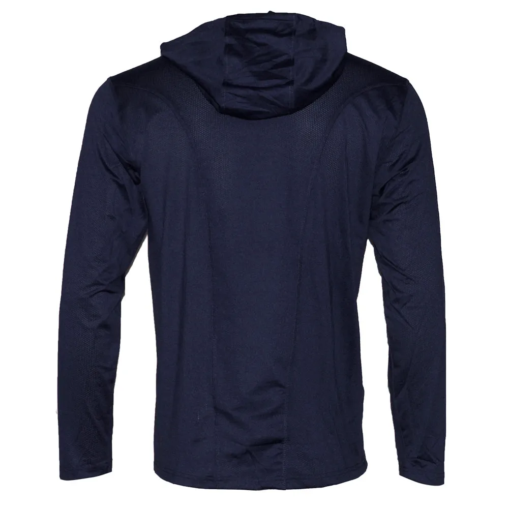 Men's Dri-Fit Hoodie Moisture Wicking Athletic Gym Pullover Long Sleeve Hoodie