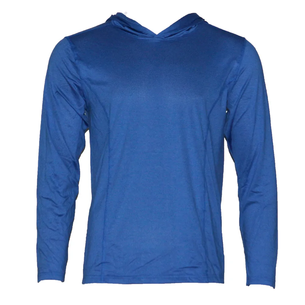 Men's Dri-Fit Hoodie Moisture Wicking Athletic Gym Pullover Long Sleeve Hoodie