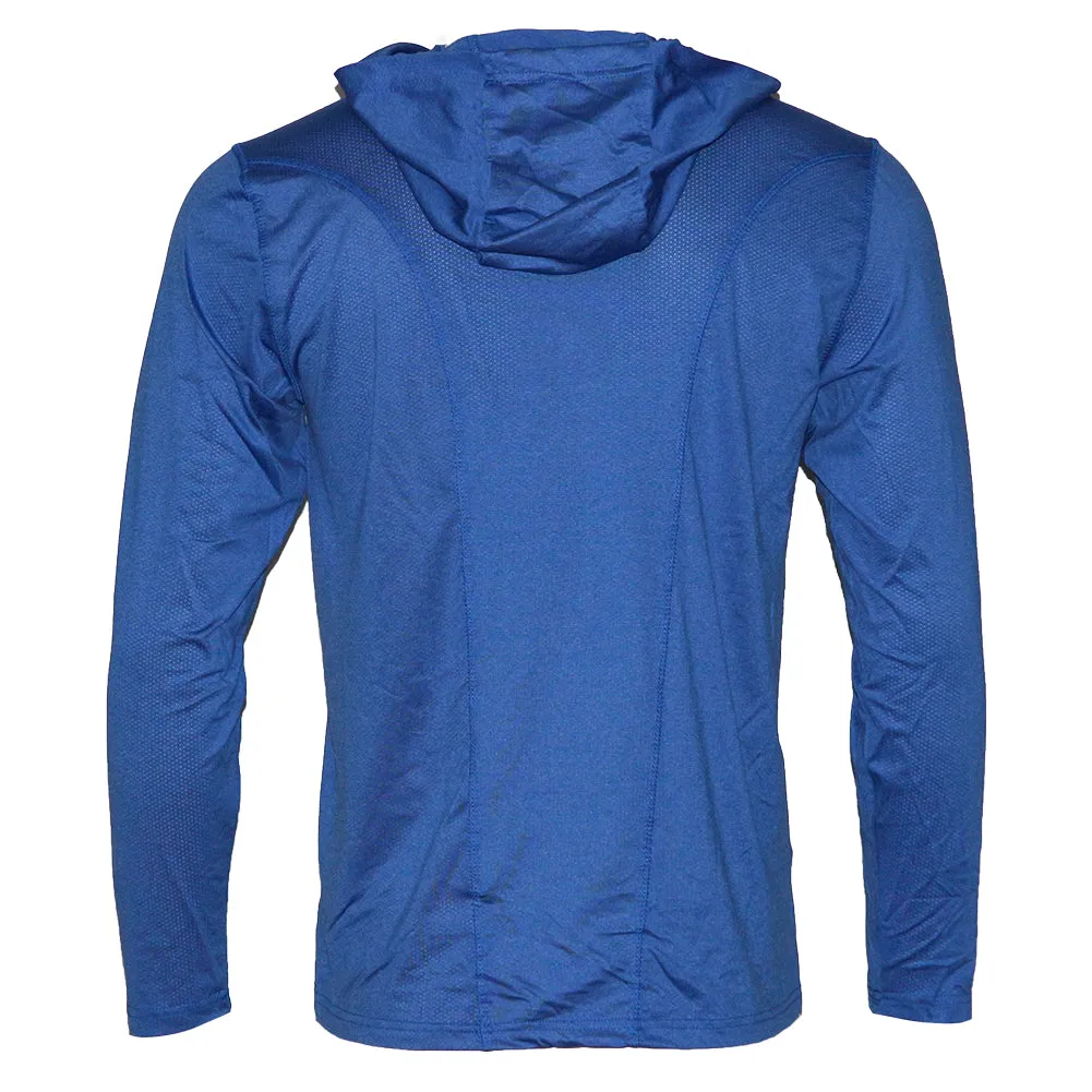 Men's Dri-Fit Hoodie Moisture Wicking Athletic Gym Pullover Long Sleeve Hoodie