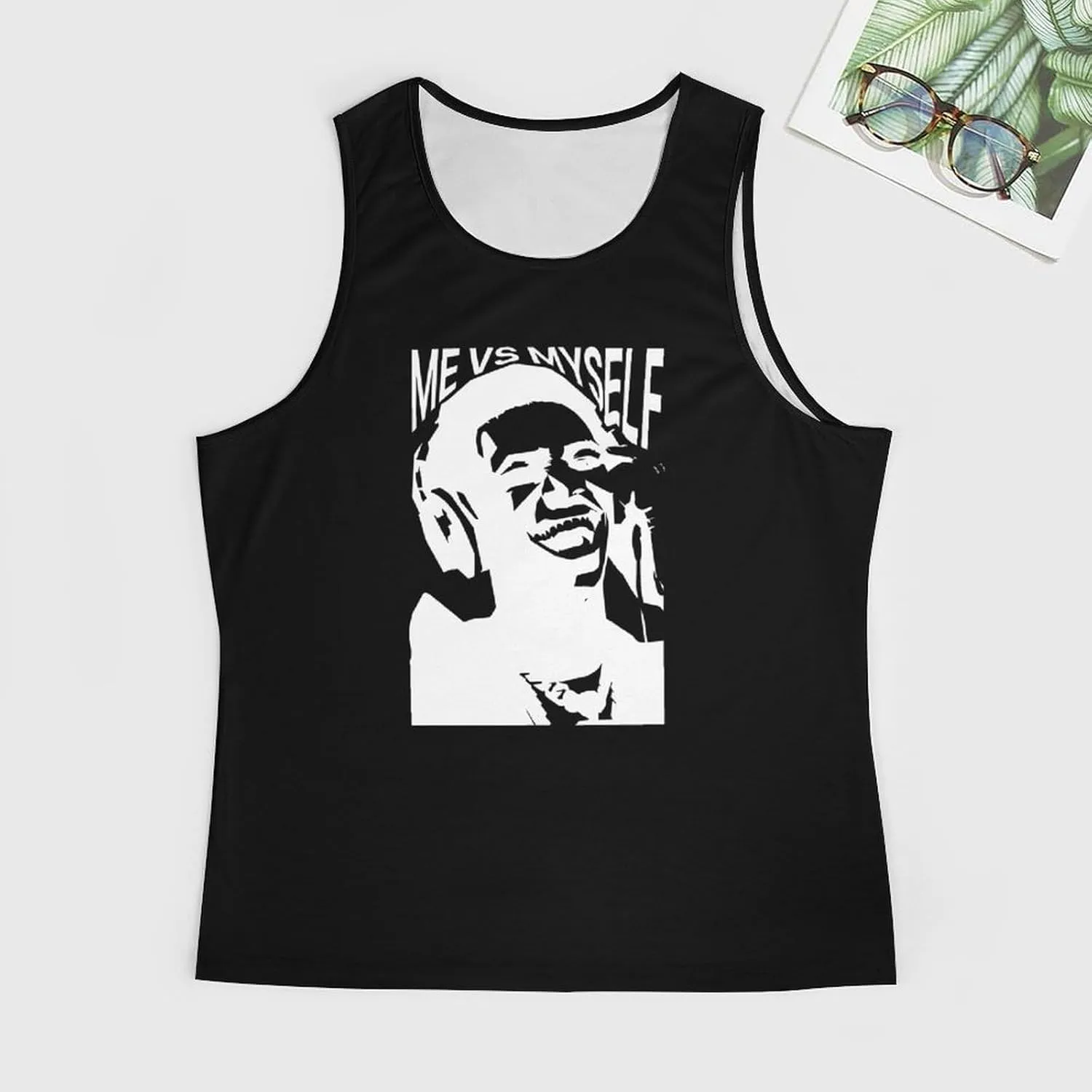 Men's Eco-Friendly Tank Top Comfortable Muscle Shirt Flexible Ribbed Tank