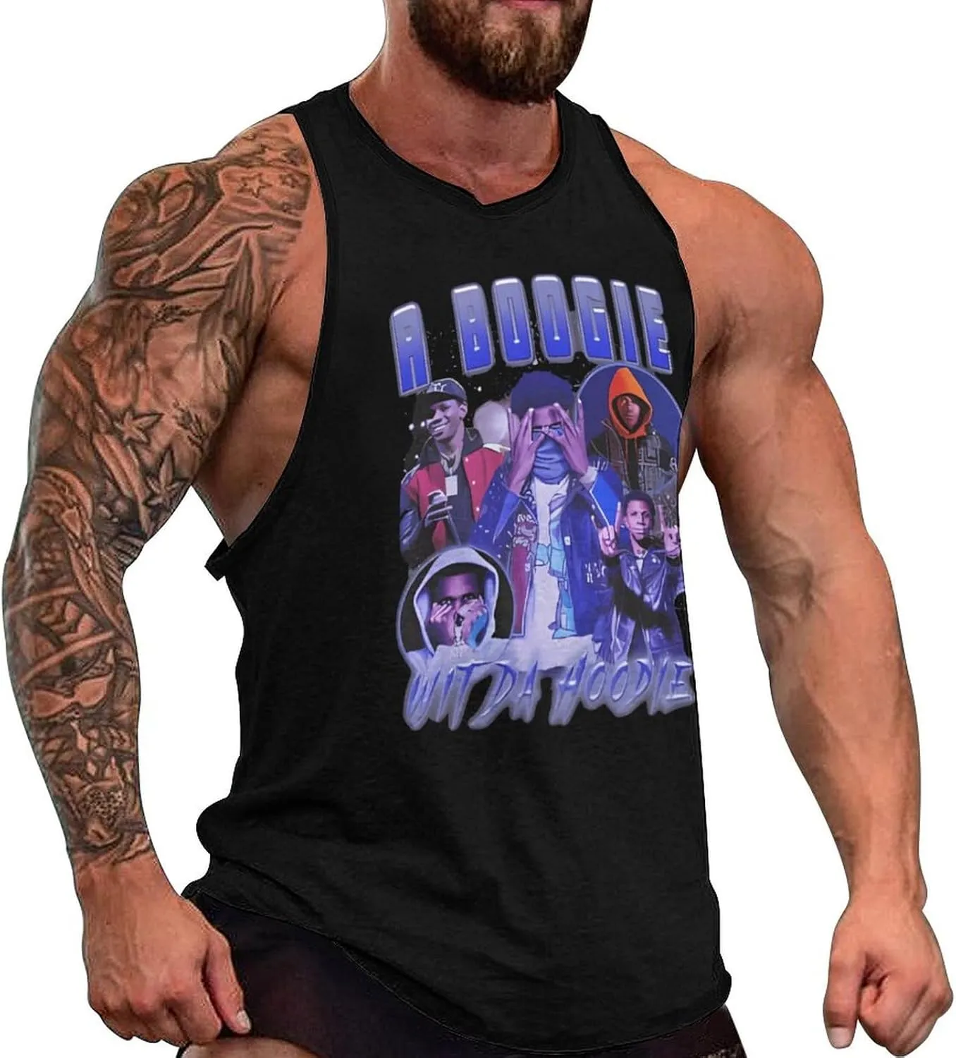 Men's Eco-Friendly Tank Top Comfortable Muscle Shirt Flexible Ribbed Tank