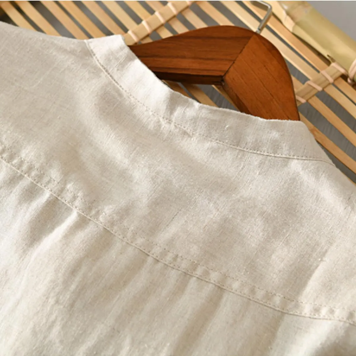 Men’s Half-Sleeve Linen T-Shirt - Breathable, Lightweight, Summer Essential, Casual Comfort Fit