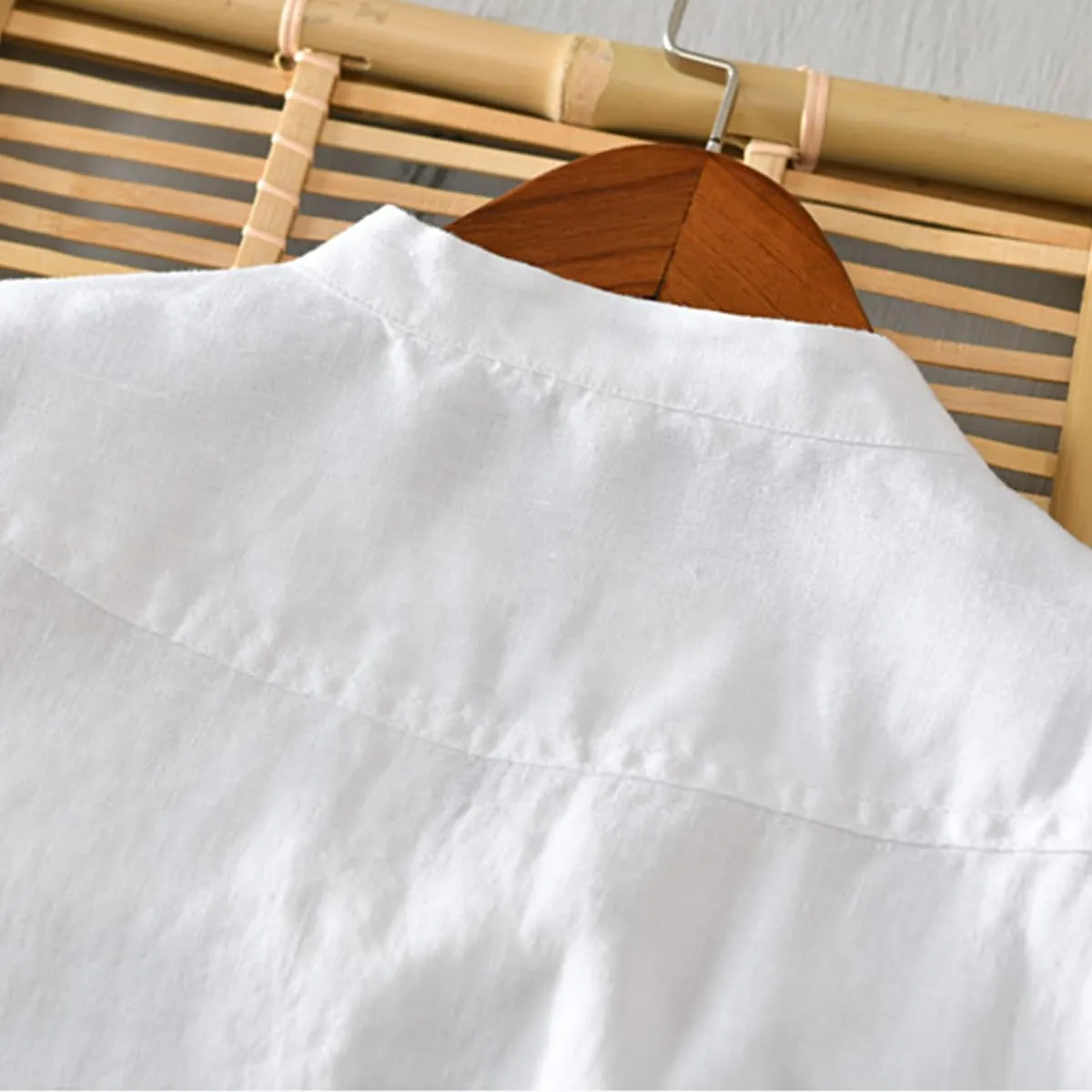 Men’s Half-Sleeve Linen T-Shirt - Breathable, Lightweight, Summer Essential, Casual Comfort Fit