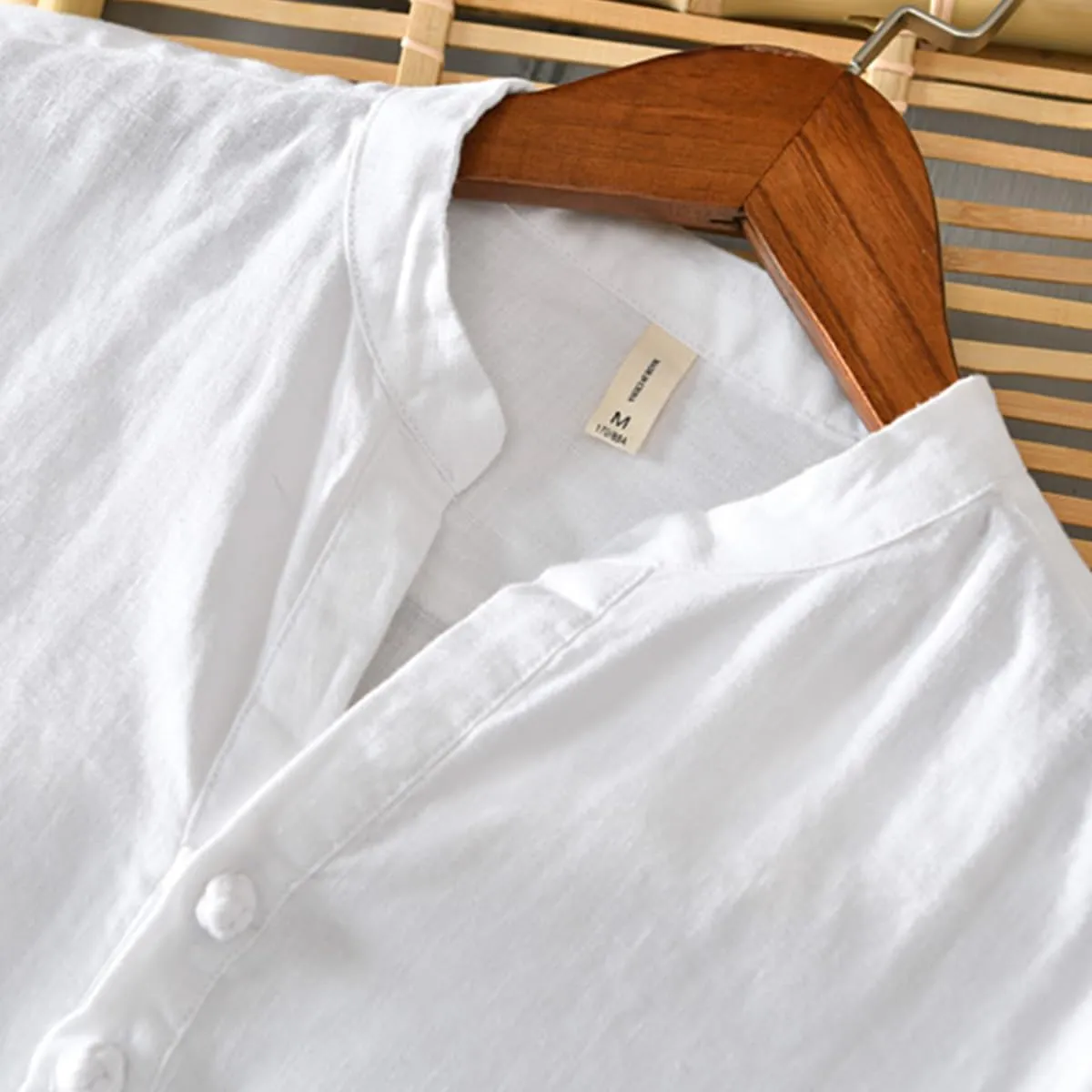 Men’s Half-Sleeve Linen T-Shirt - Breathable, Lightweight, Summer Essential, Casual Comfort Fit