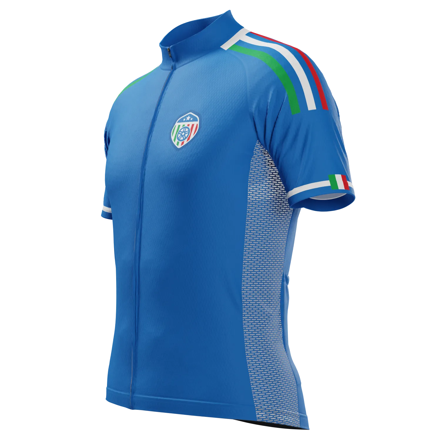 Men's Italy Soccer Short Sleeve Cycling Jersey