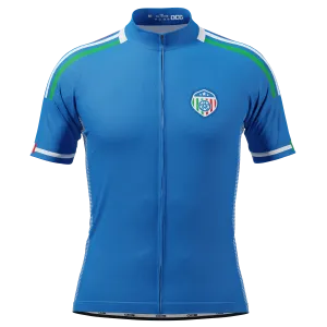 Men's Italy Soccer Short Sleeve Cycling Jersey