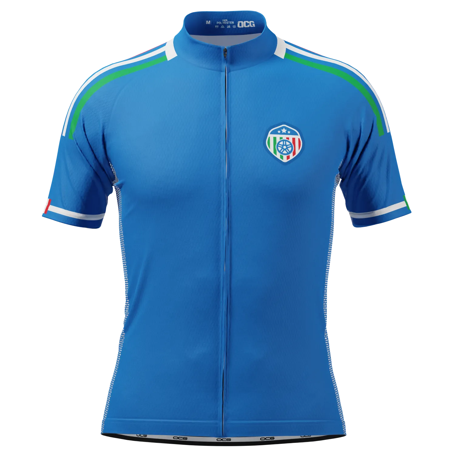 Men's Italy Soccer Short Sleeve Cycling Jersey