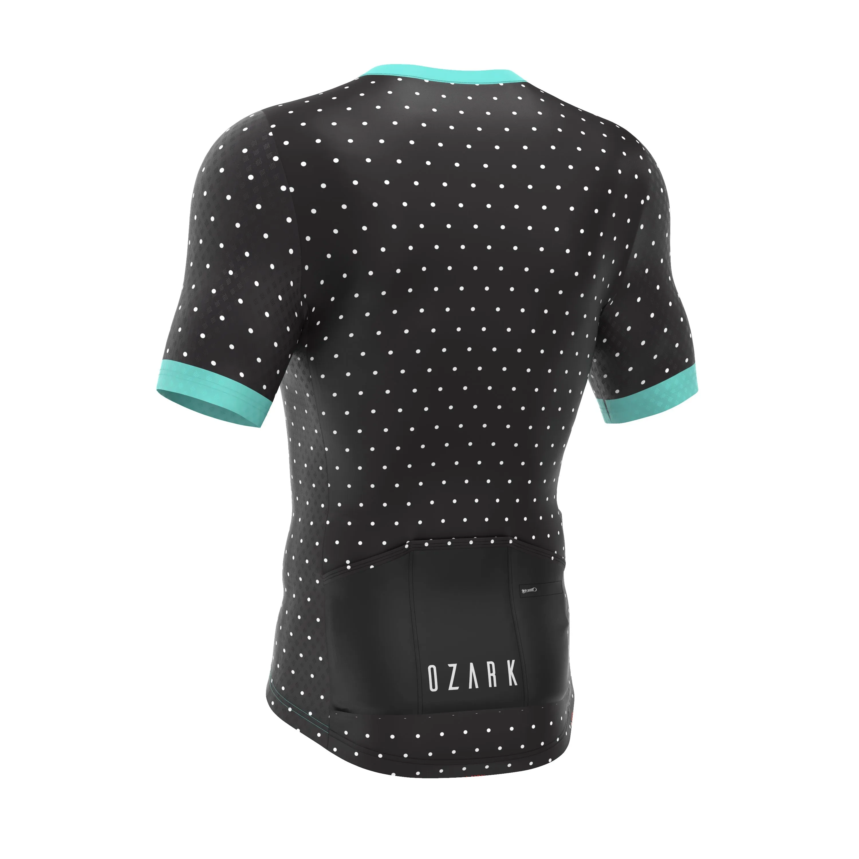 Men's Jersey - Black Polka Dot