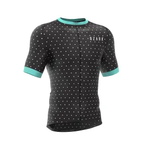 Men's Jersey - Black Polka Dot