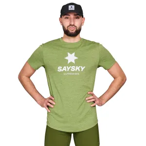 Men's Logo Combat T-Shirt - Green Melange