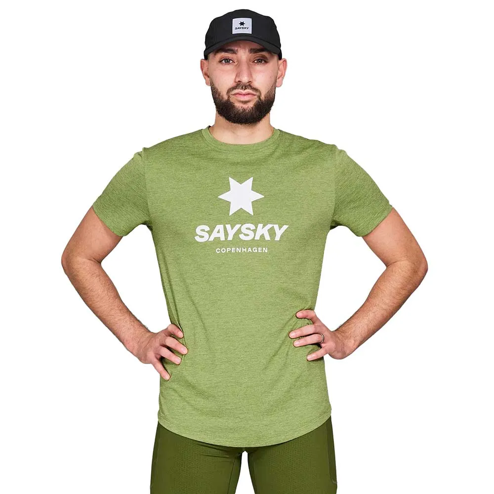 Men's Logo Combat T-Shirt - Green Melange