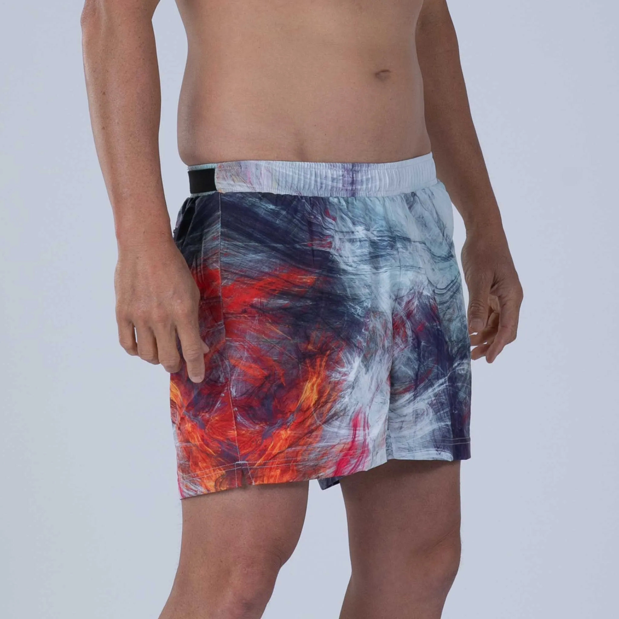 Mens LTD Run 5 Inch Short - Energy
