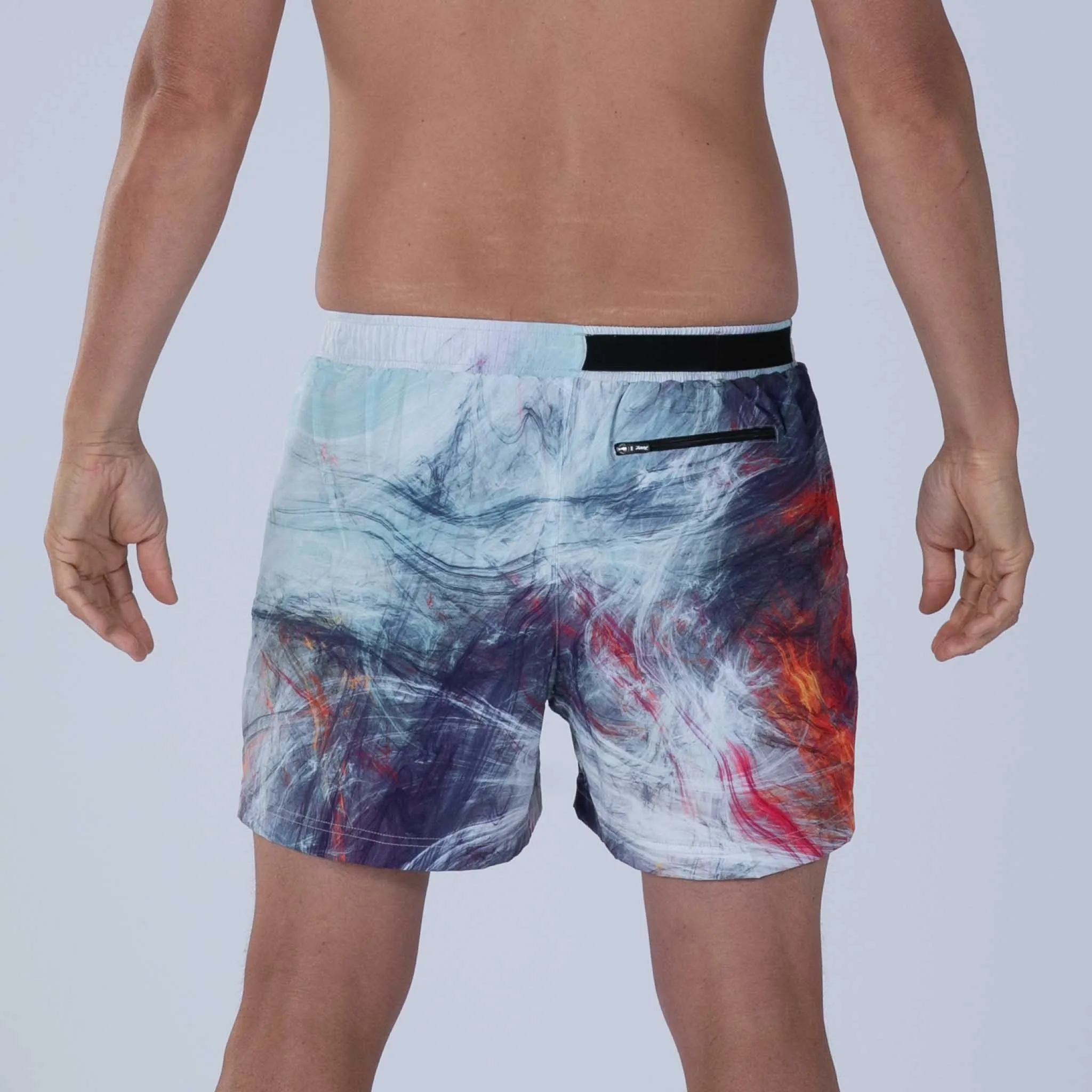 Mens LTD Run 5 Inch Short - Energy