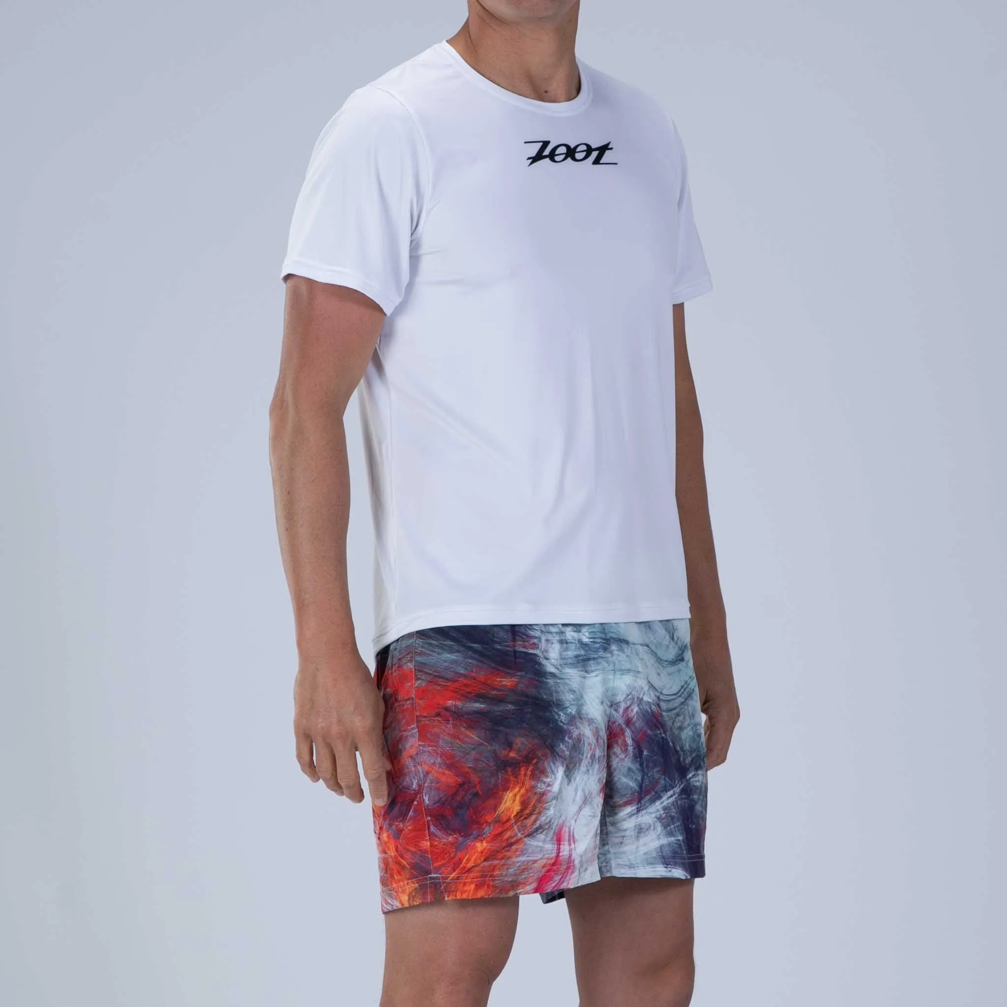 Mens LTD Run 5 Inch Short - Energy