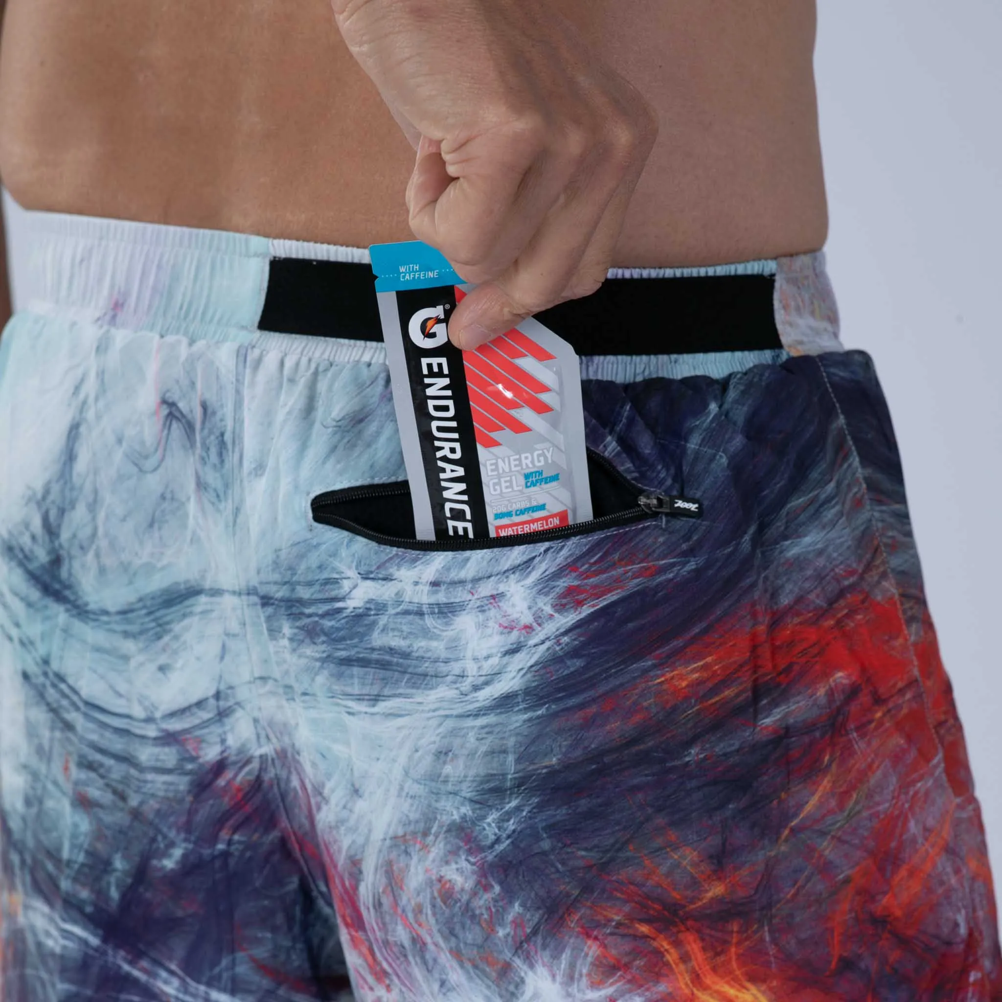 Mens LTD Run 5 Inch Short - Energy