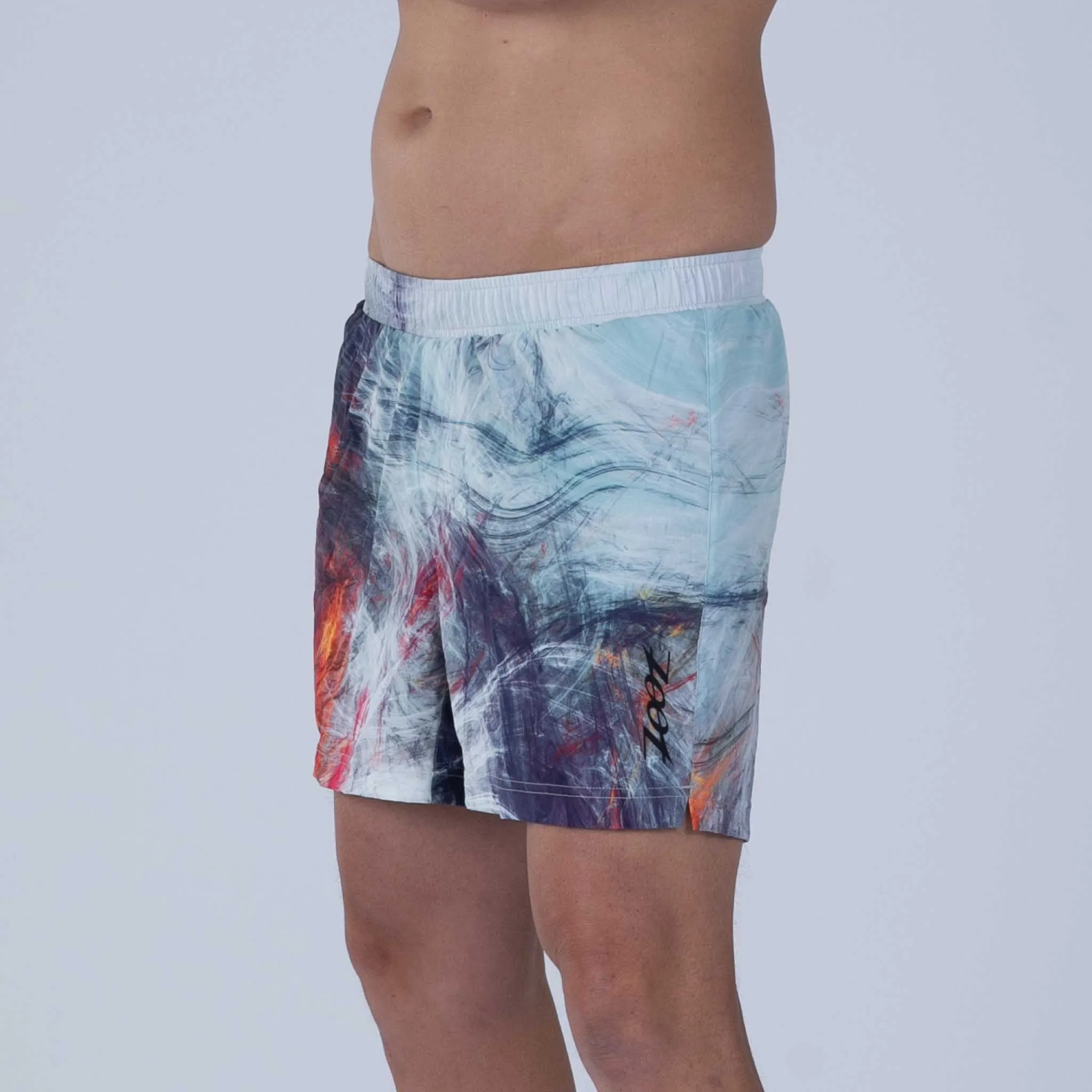 Mens LTD Run 5 Inch Short - Energy