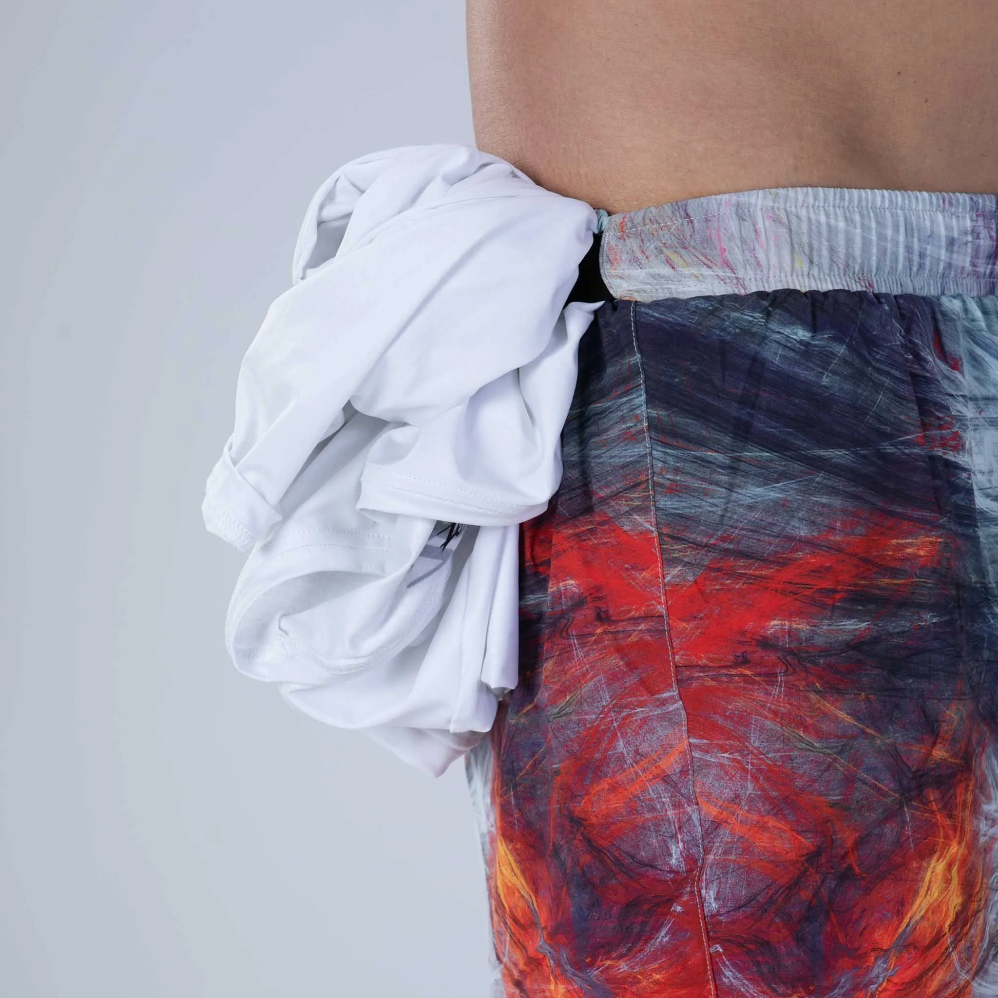 Mens LTD Run 5 Inch Short - Energy