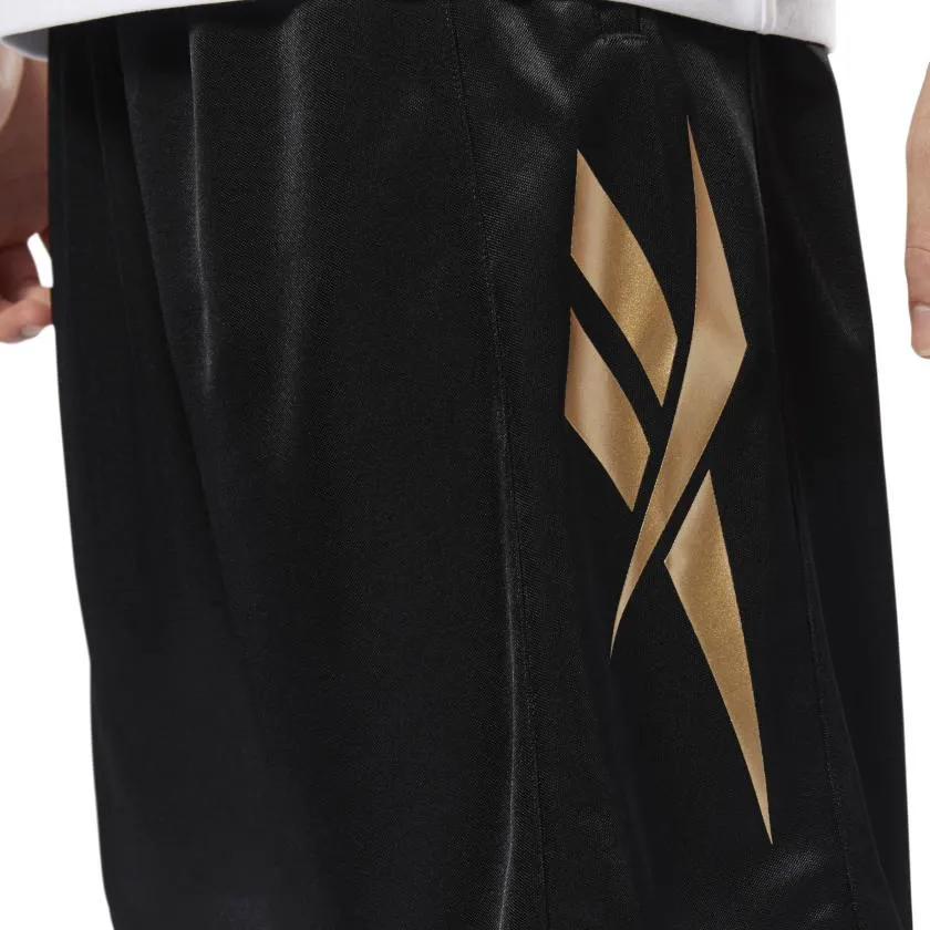 Mens Reebok Iverson I3 Classics Vector Legacy Basketball Shorts In Black