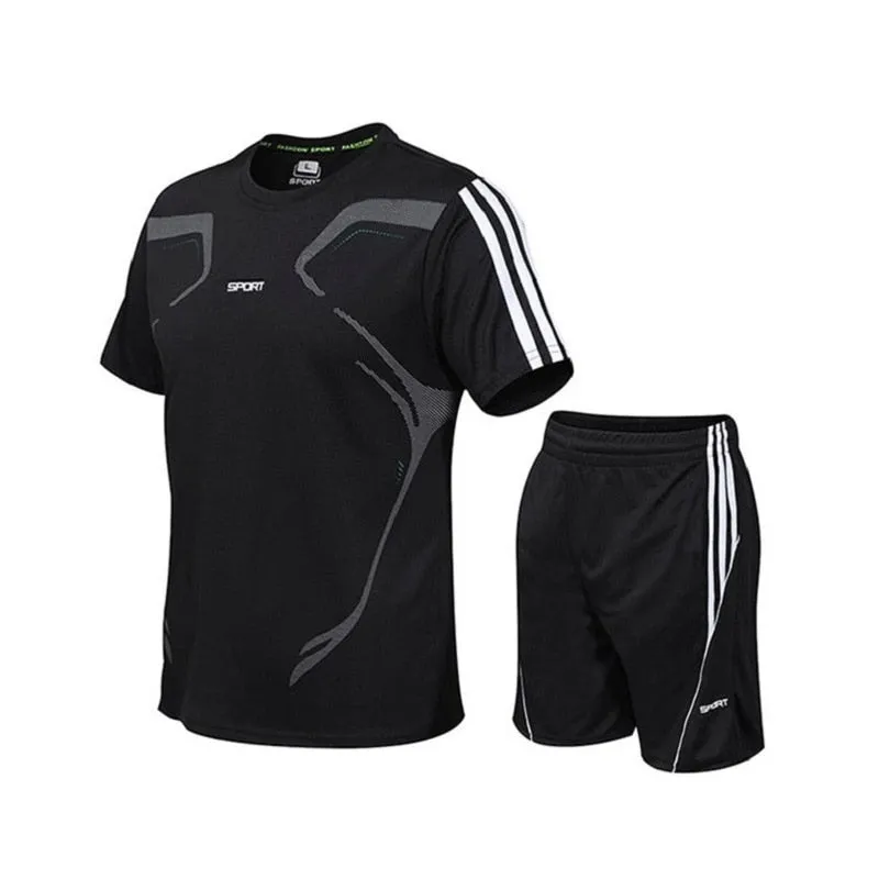 Men's  Running Gym Quick Dry Set