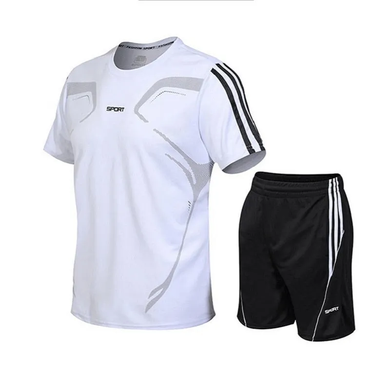Men's  Running Gym Quick Dry Set