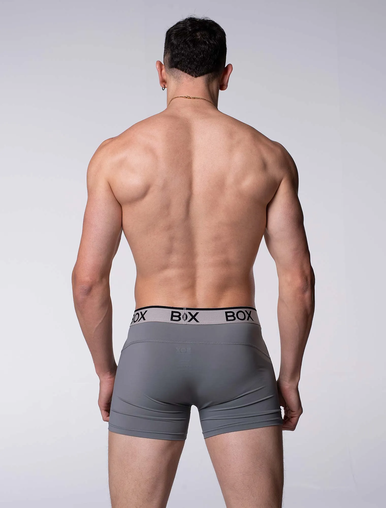 Mens Sports Boxers - Endurance Grey
